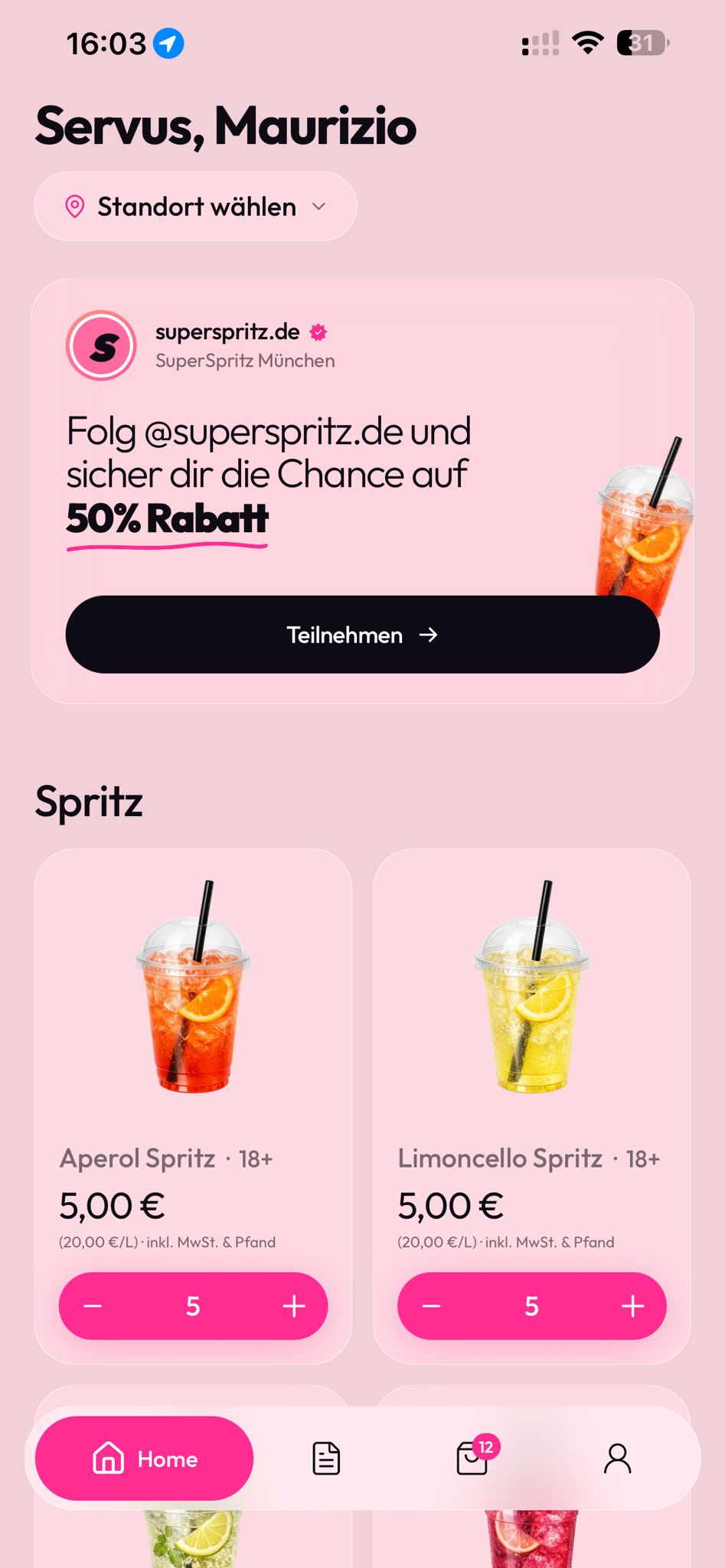 SuperSpritz App